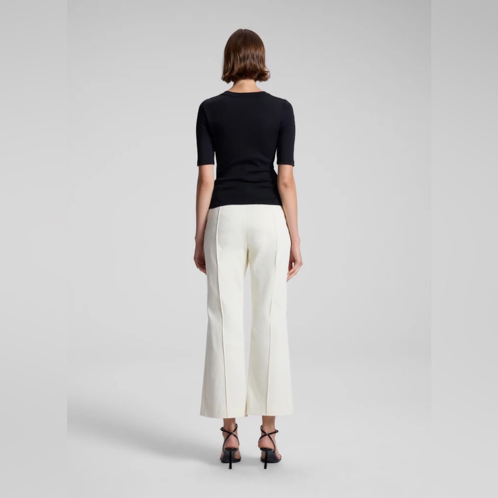 A.L.C $395 Jay Cropped Pant NWT in Bone - Picture 3 of 6